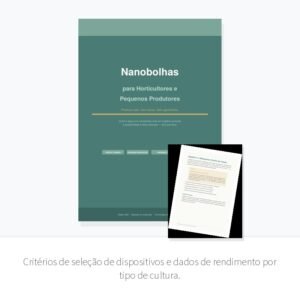 Nanobolhas para horticultores e pequenos produtores