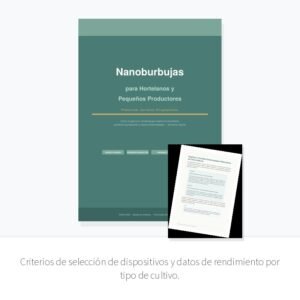 Nanoburbujas para Hortelanos y Pequeños Productores